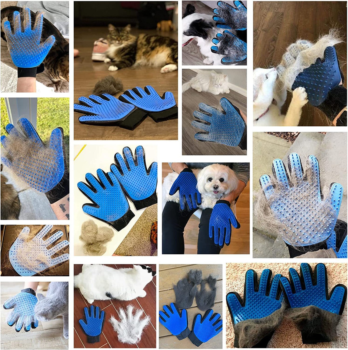 2-seitiger Pflegehandschuh für Haustiere
